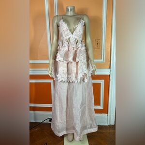 Zimmermann

Crush Tiered Lace A-Line Gown